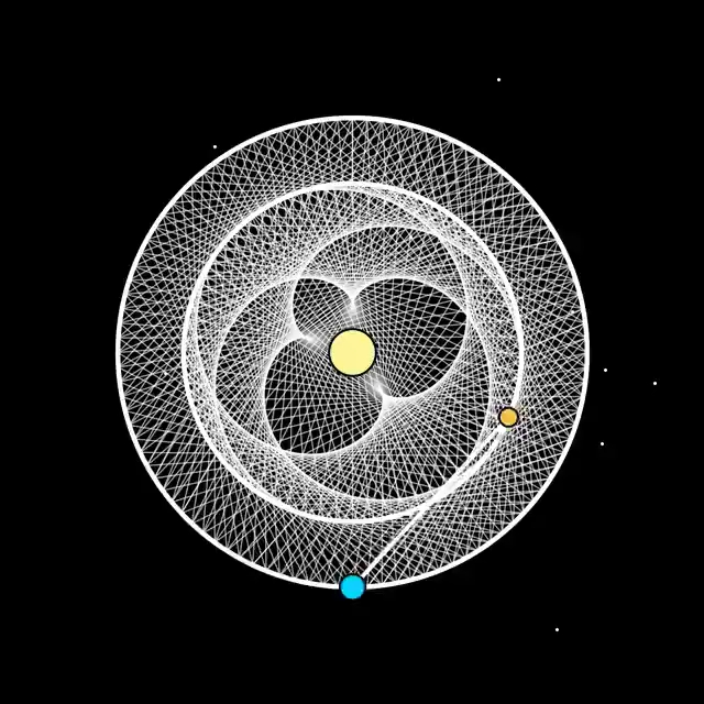 金星和地球绕太阳运行“描绘”的图像哔哩哔哩bilibili