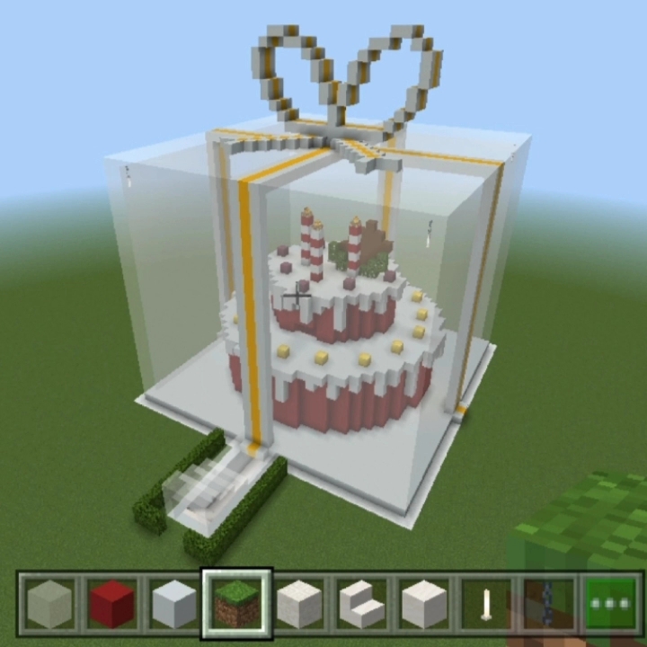 蛋糕摸型#蛋糕摸型#我的世界#生日礼物