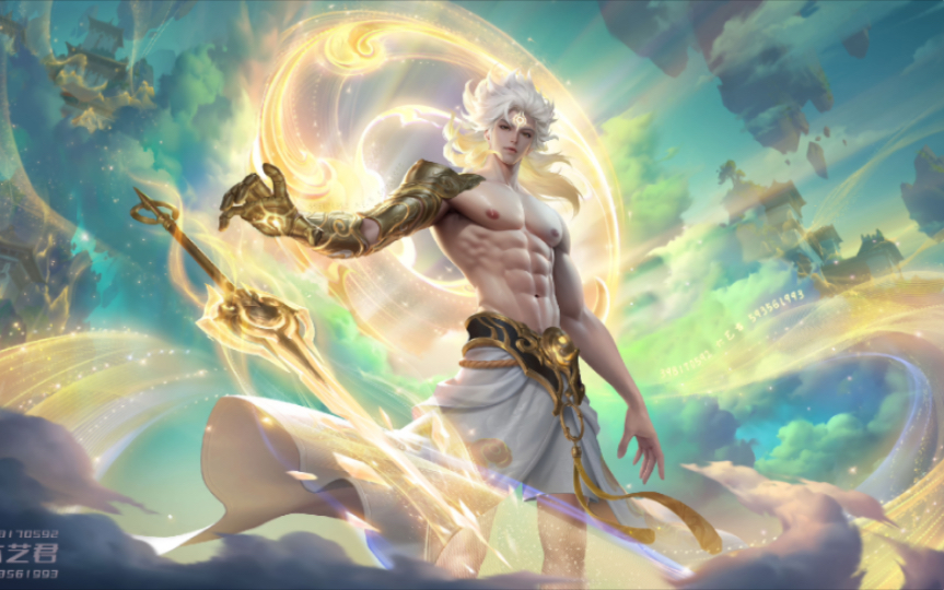 李白无双皮肤真的好帅呀,胸肌腹肌贴贴,大家无双抽了多少钱呀?