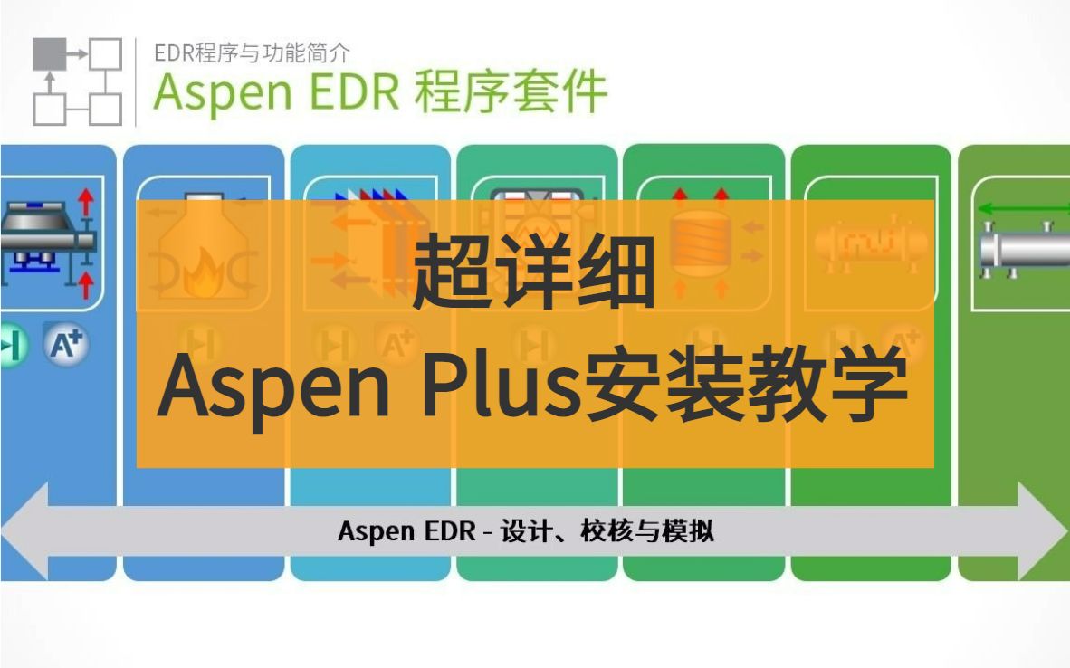 一分钟搞定Aspen安装,Aspen软件安装包怎么用(附软件教程)哔哩哔哩bilibili