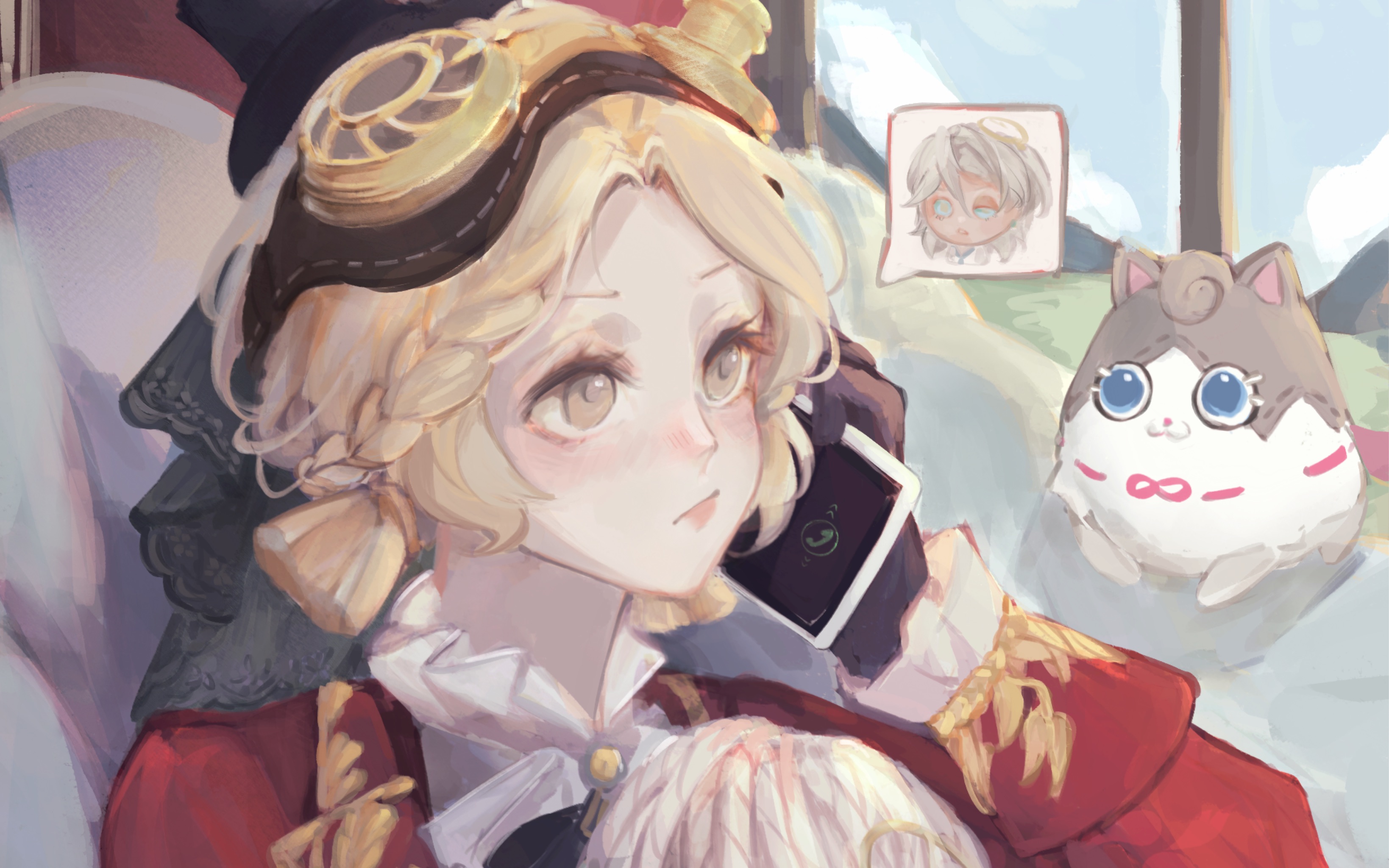 【绘画过程/囚机私稿】看我一分钟搓两张头