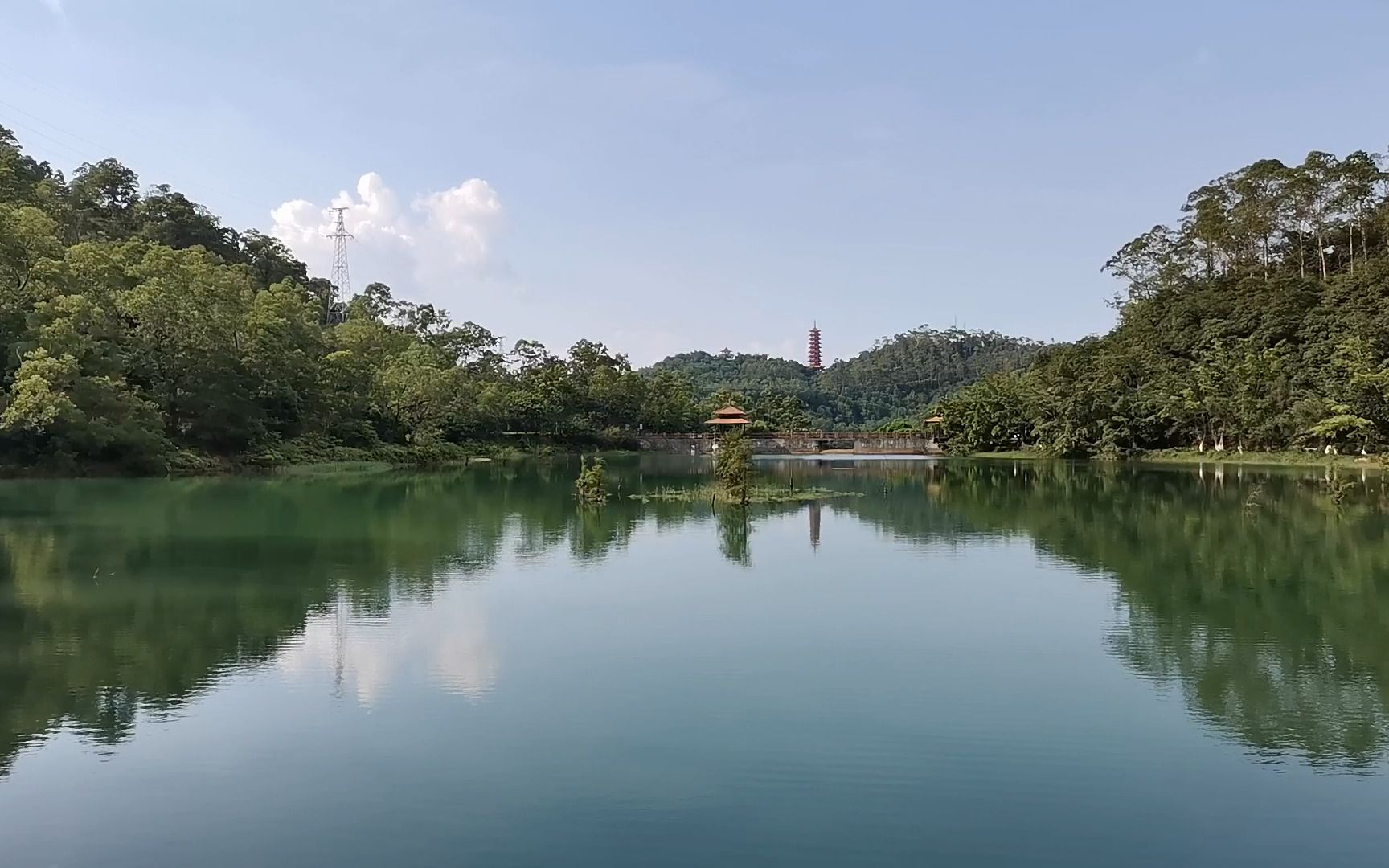 0724 鹤山沙坪街道大雁山仙玉湖 