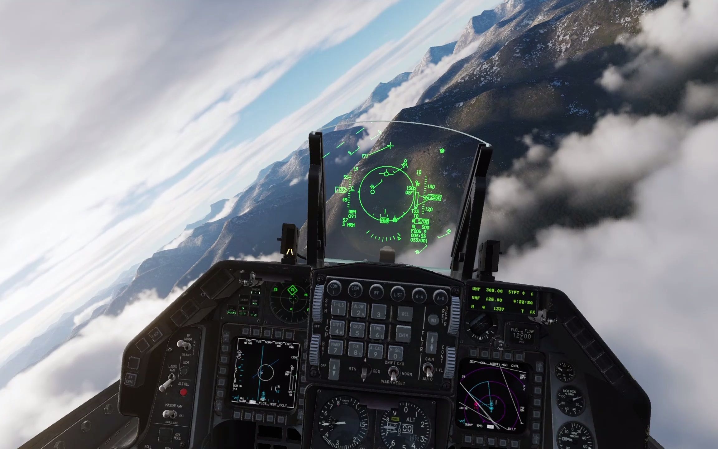 dcs world f16更新rwr音效后,终于有bms那味儿了.