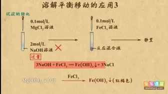 下载视频: 23溶解平衡移动的应用3   水溶液中的离子平衡（2）高中化学