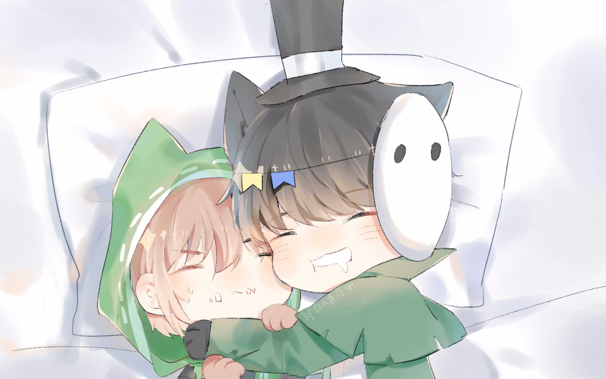 第五人格杰佣两只关系很好的小猫咪w