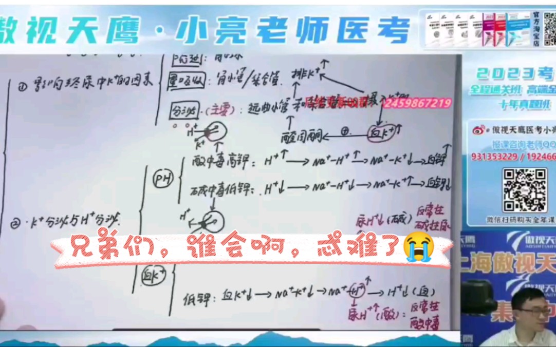 酸中毒时,小管上皮细胞内H离子浓度高,钠氢交换增加,钠钾交换减少,为什么血钾会升高?细胞内K离子浓度不是比细胞外K离子浓度高吗[大哭]哔哩哔...