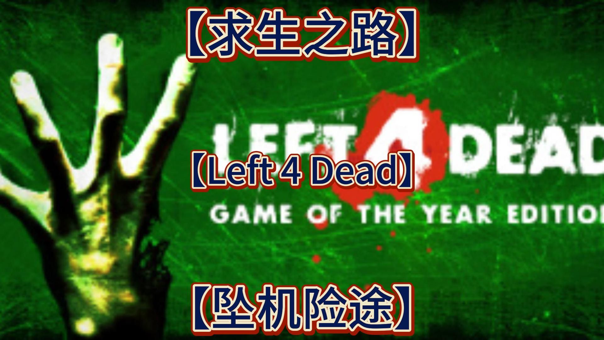 【恐怖游戏】求生之路【left 4 dead】坠机险途