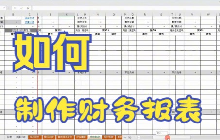 【excel技巧】今天教你如何利用excel软件制作会计财务报表来设置新的账户哔哩哔哩bilibili