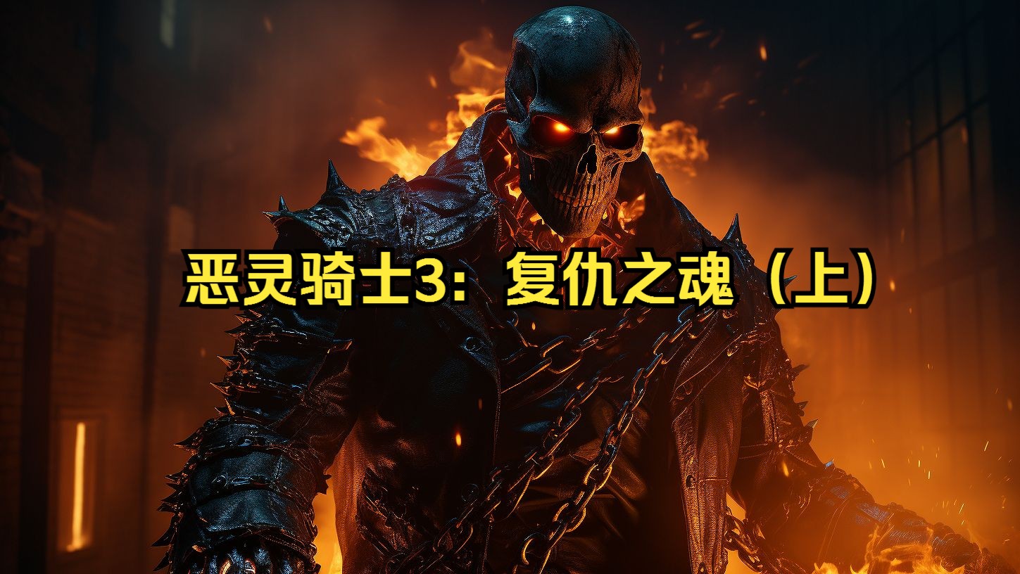 ai经典科幻电影《恶灵骑士3:复仇之魂》(上)重磅回归