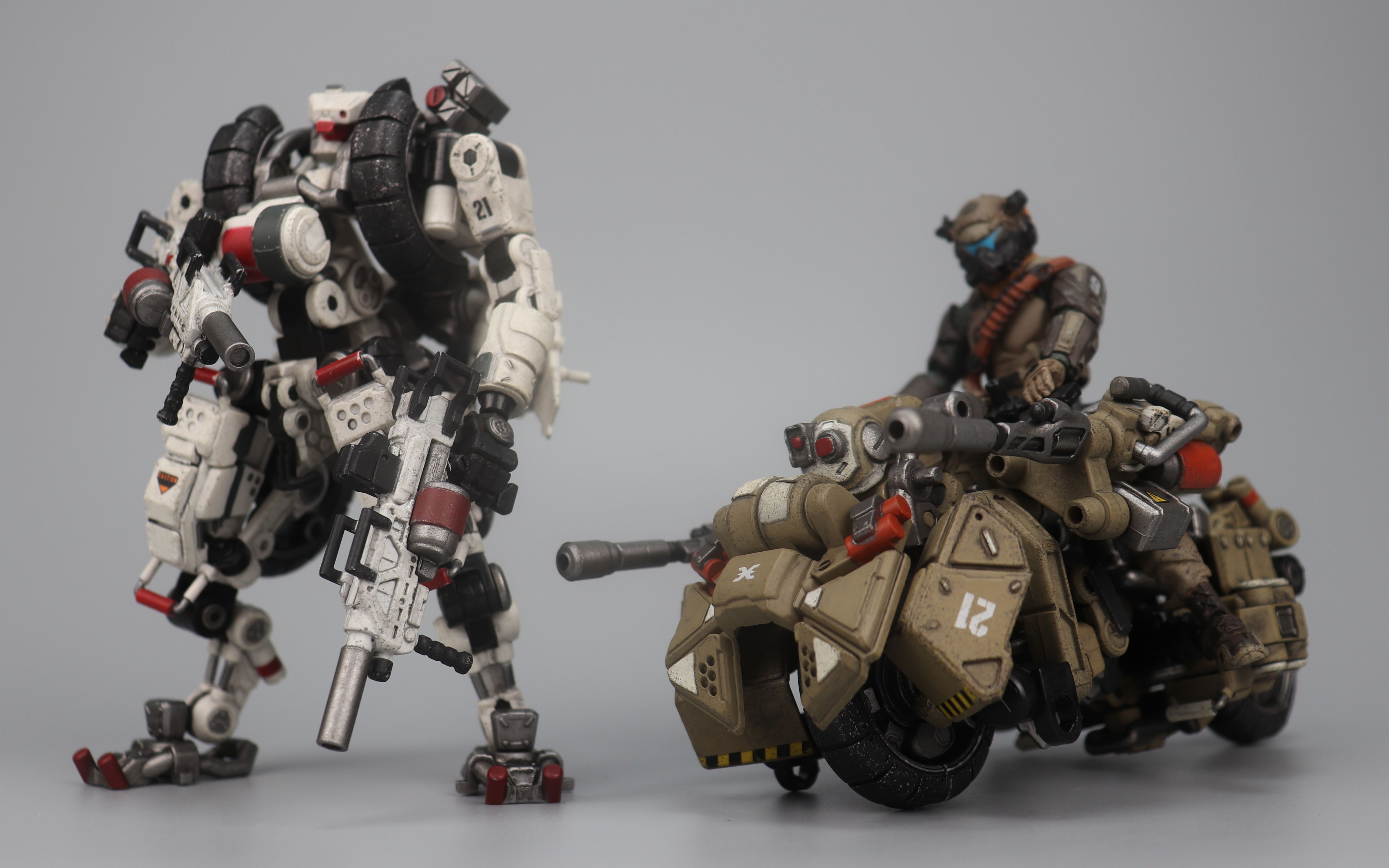 【开盒分享】暗源 飚风-轻突击/重装火力变体机甲