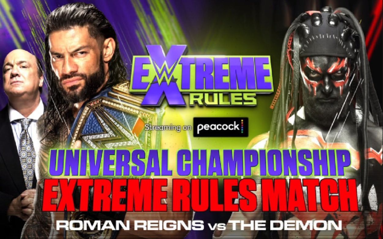 [图]Extreme Rules 2021 The Demon vs. Roman Reigns