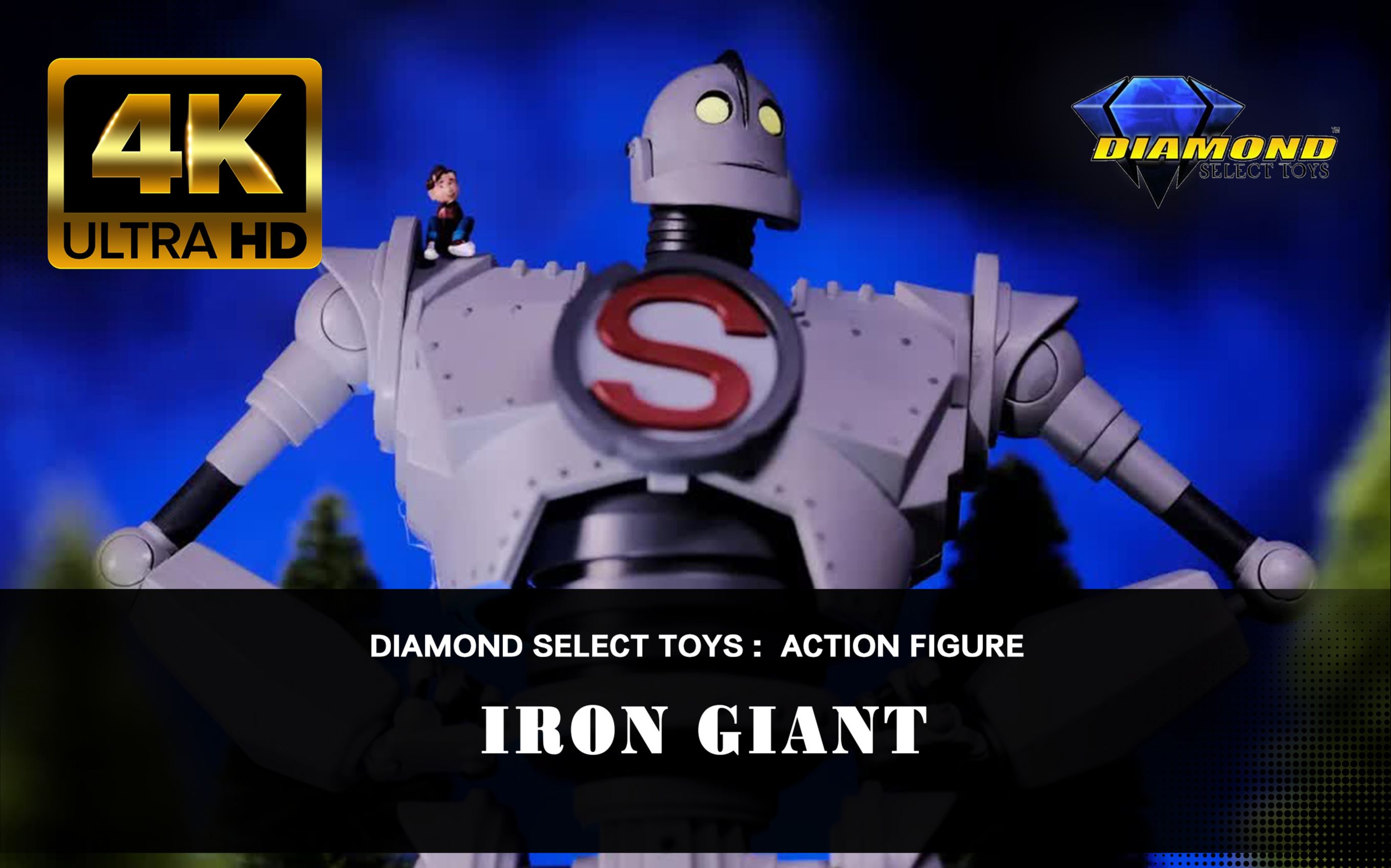 [图]【转载·4K开箱】DST 钻石精选 The Iron Giant 钢铁巨人 9寸可动人偶 开箱测评