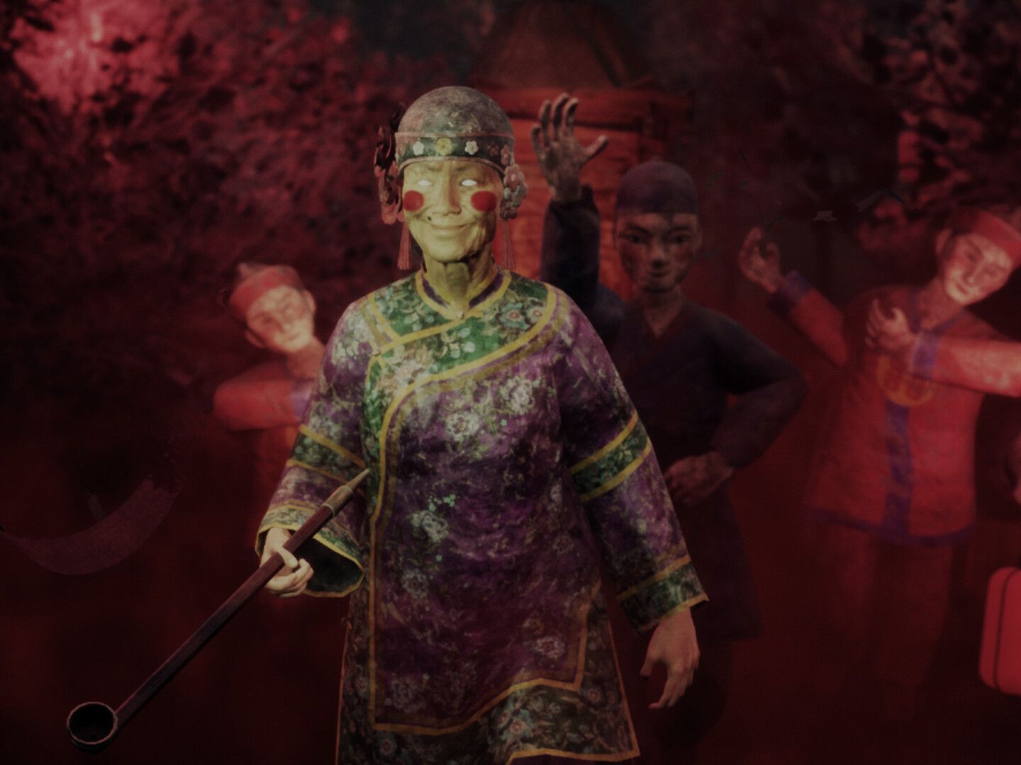 最新国产恐怖游戏 鬼打墙第3期:纸人全部都活了追杀主角