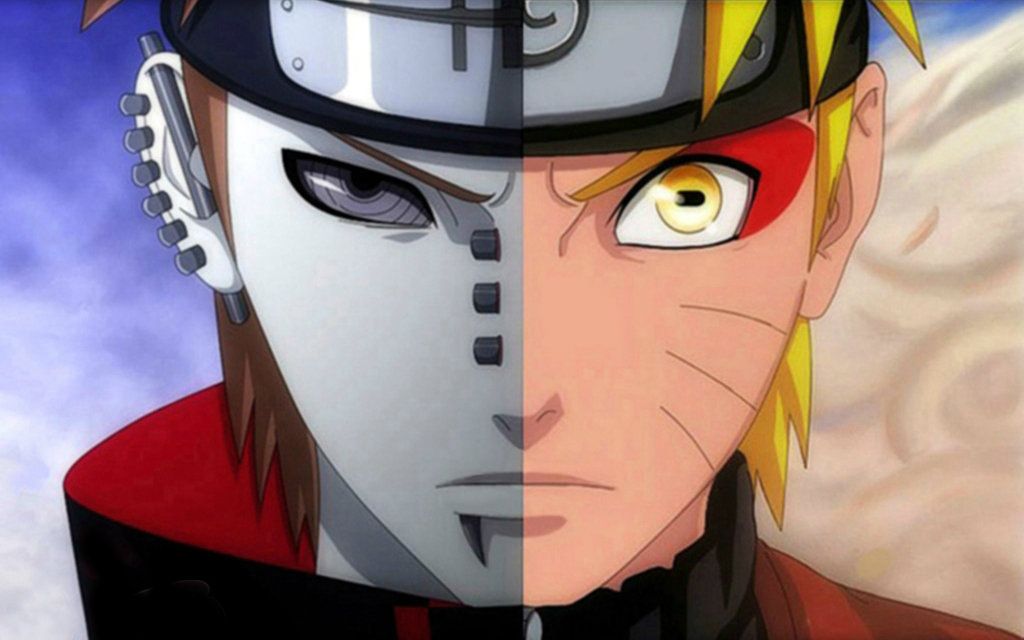 「超燃amv」鸣人vs佩恩 师傅的忍道就由我来继承!