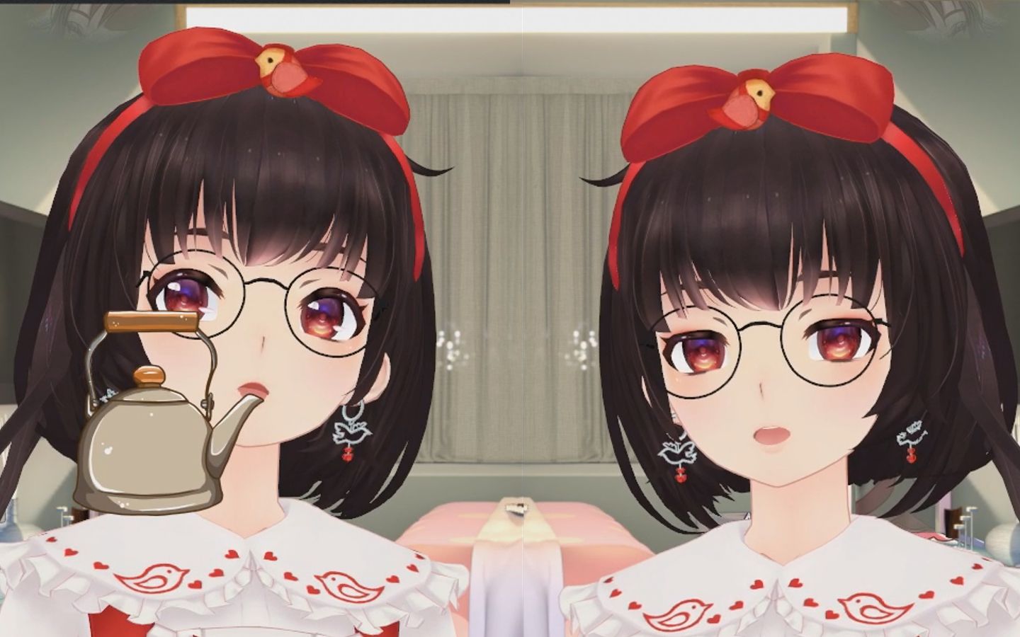 三个女人一台戏,贴贴抱抱秀演技~【泠鸢直播精剪】2020年4月3日_哔哩