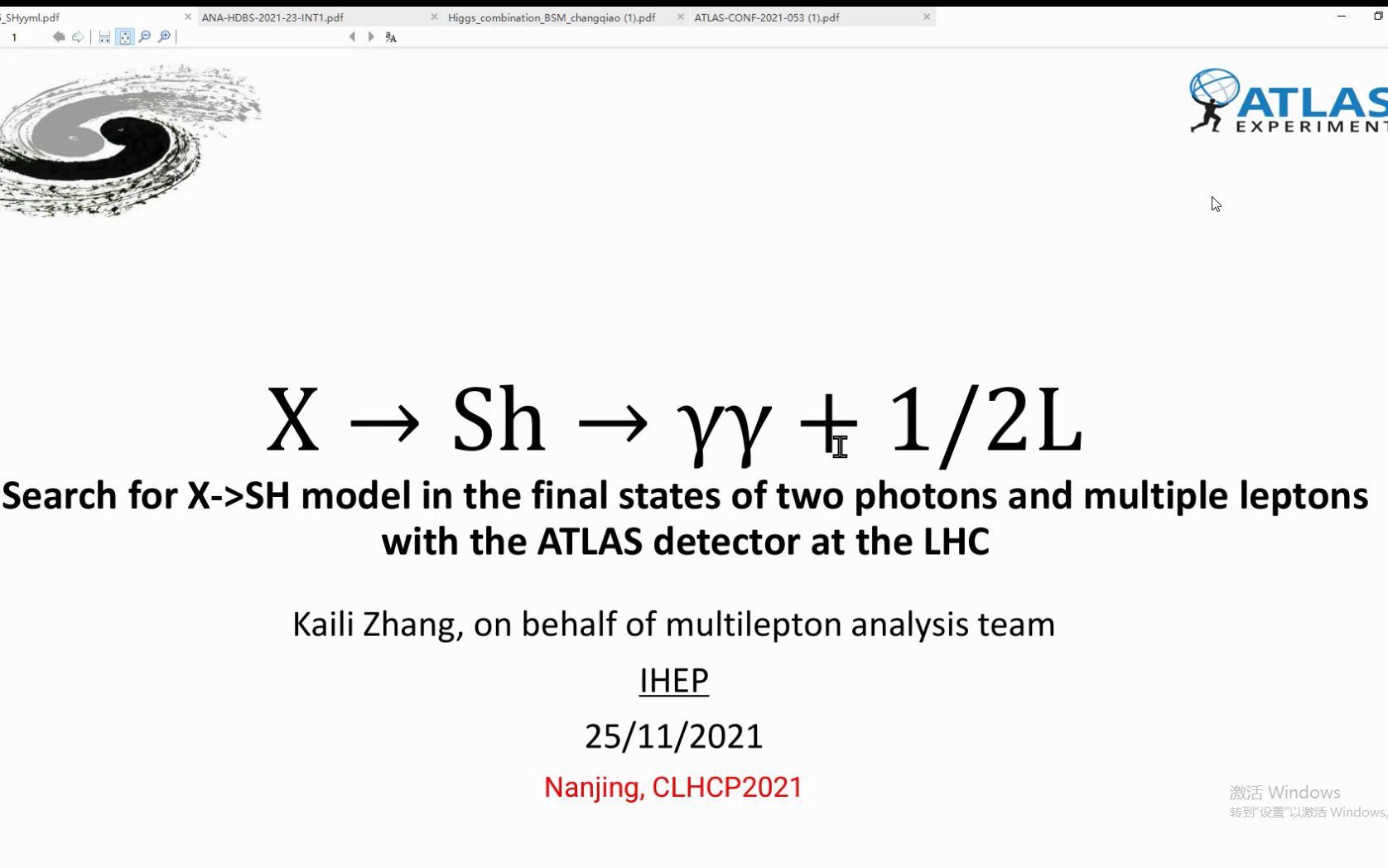 Combined Higgsboson measurements of the ATLAS experiment: BSM interpretation哔哩哔哩bilibili