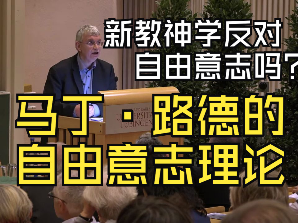 【中文字幕】【硬核唯心论】路德理论中还有自由意志的空间吗?马丁ⷨ𗯥𞷧š„自由意志理论;弗里德里希ⷨ𕫥𐔦›𜥰𜺣€Š路德的意志不自由学说:一个辩护...