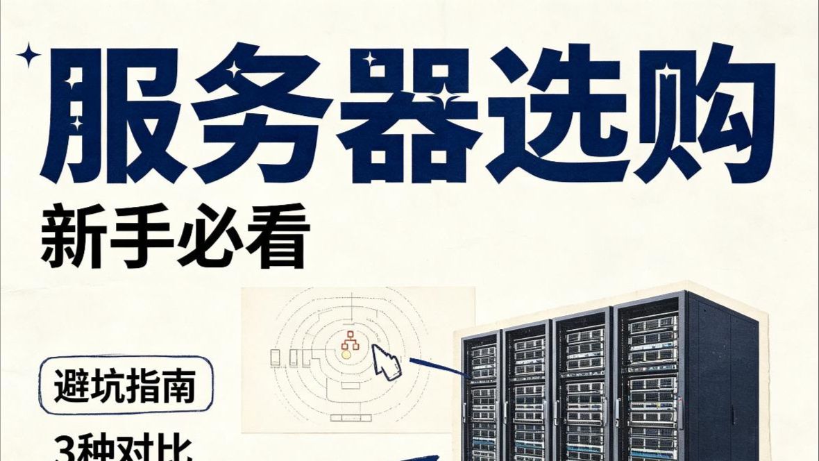 新手建站踩大坑!虚拟主机、云服务器、独立服务器怎么选不亏