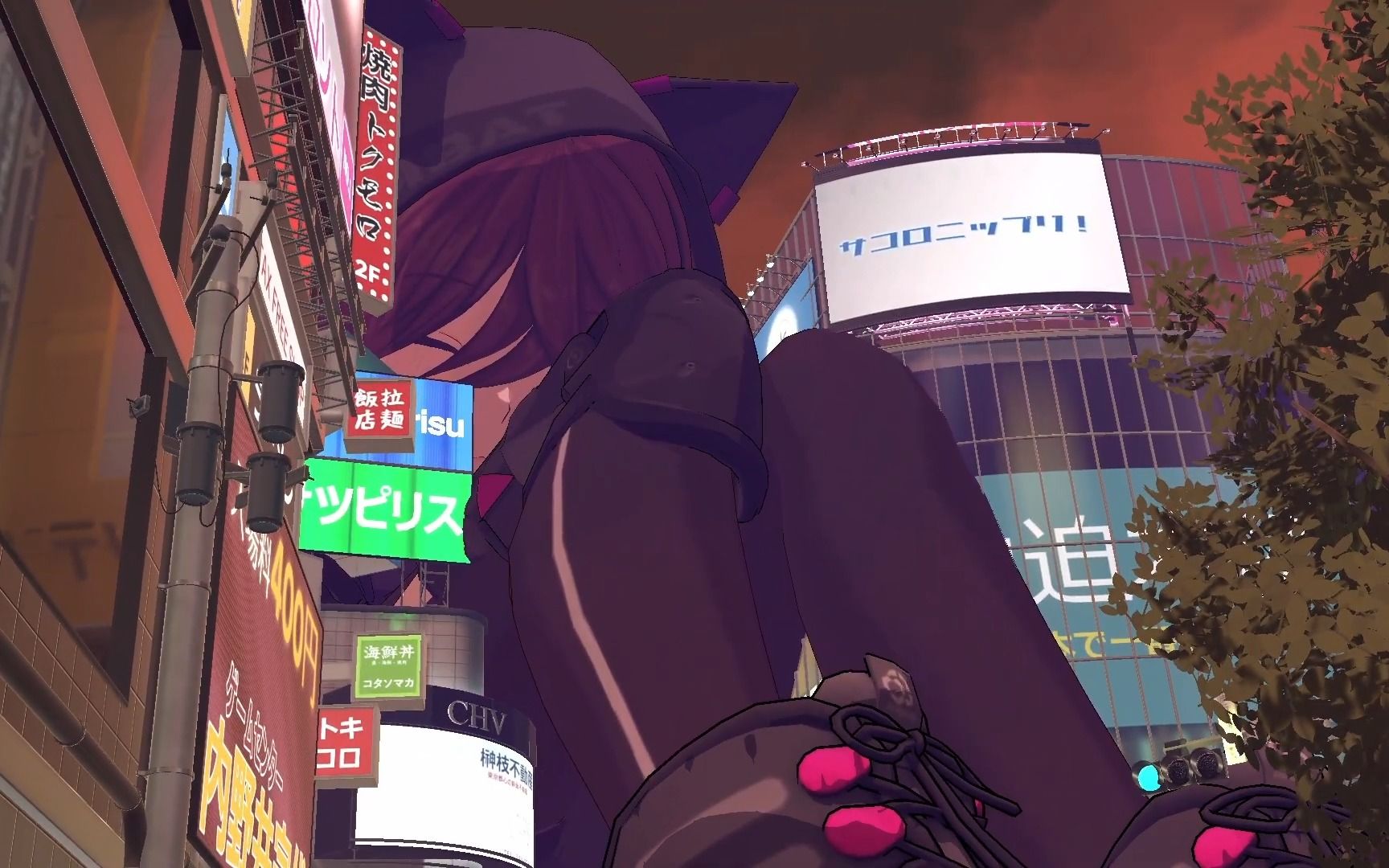与巨大娘在秋叶原丸捉迷藏 巨大化 gts「猎奇游戏体验」
