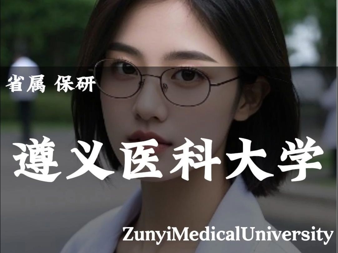 遵义医科大学 省属 保研 共建高校 遵义哔哩哔哩bilibili