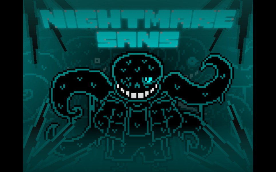 [图]『带翻译和链接』超酷的梦魇Sans(Nightmare Sans)全阶段完整版发布！