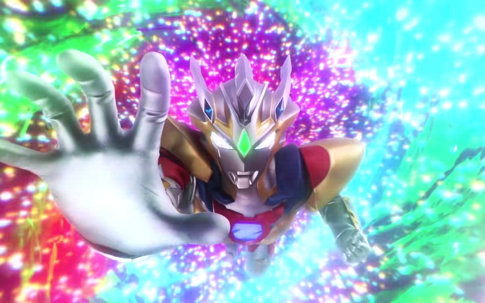 泽塔奥特曼第16集泽塔德尔塔天爪形态变身片段陆配日语原声双语对比