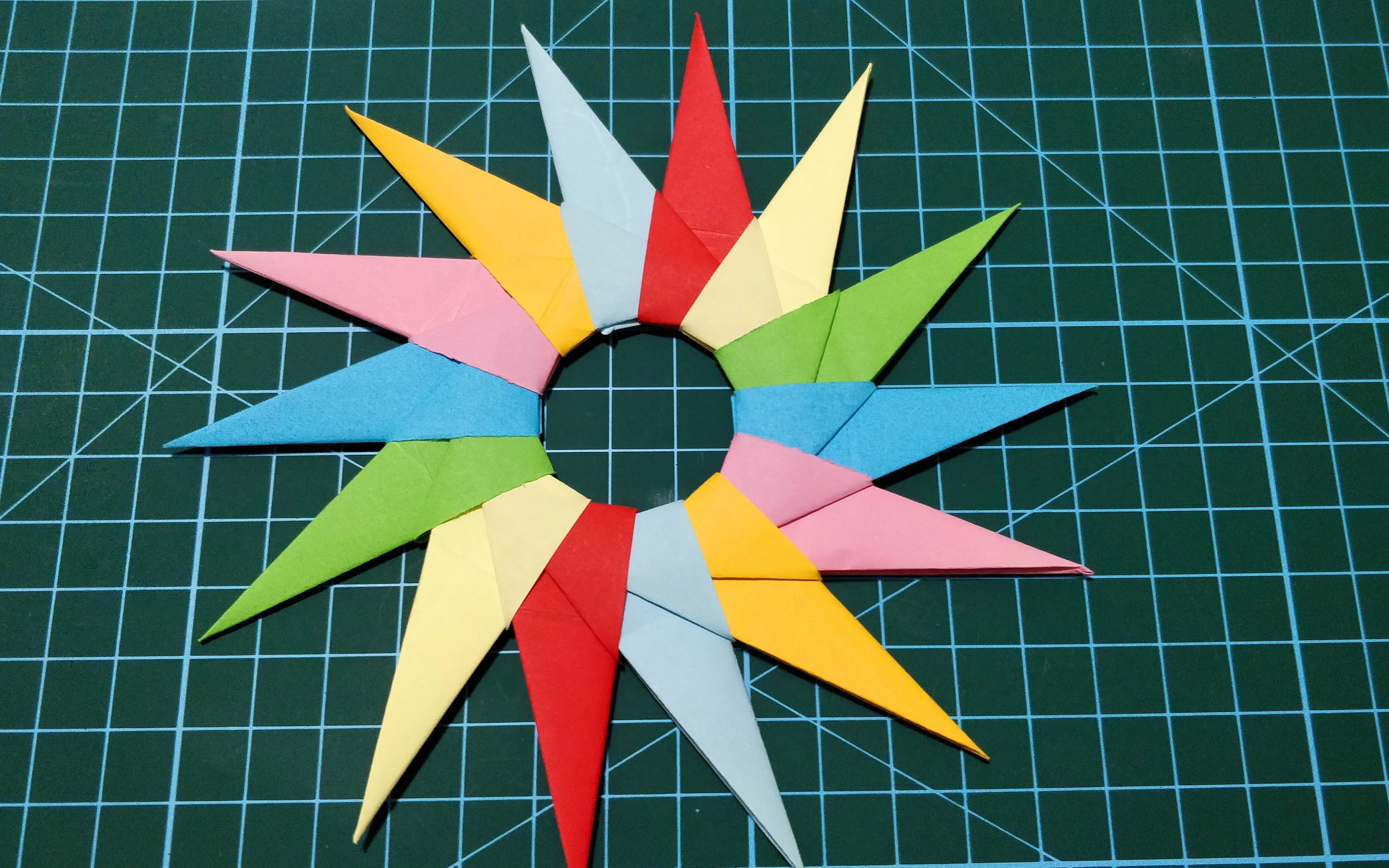 超好玩的折纸飞镖造型独特折完能飞几十米远