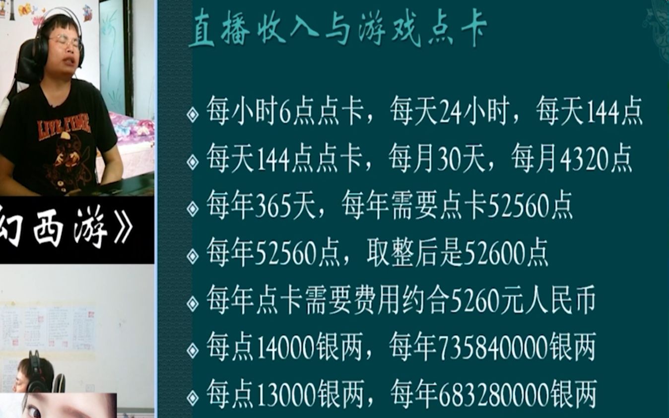 梦幻西游:一年365天,每天24小时在线需要多少点卡?数据吓人!哔哩哔哩bilibili