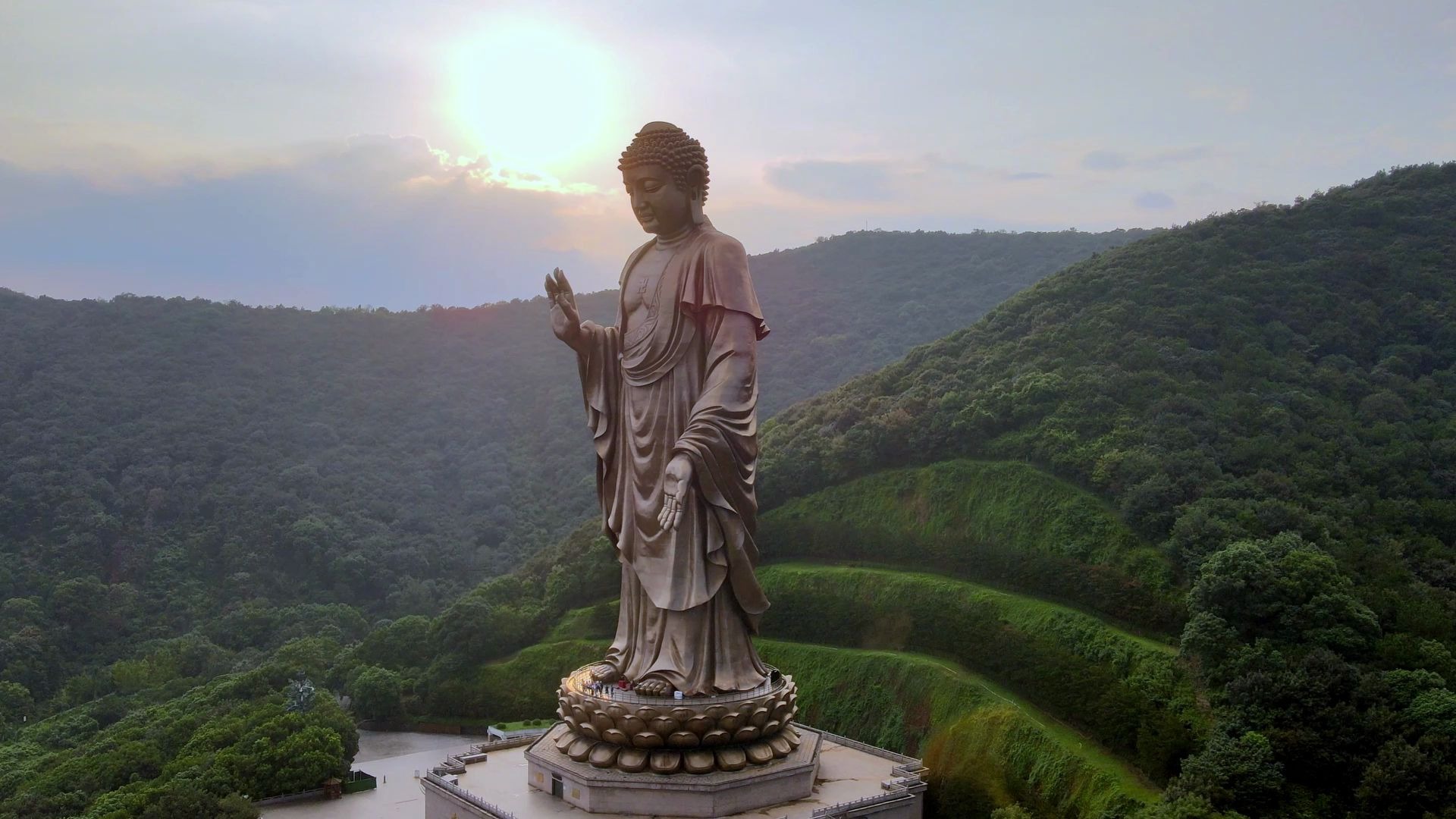 无锡灵山大佛mavic air2达芬奇调色