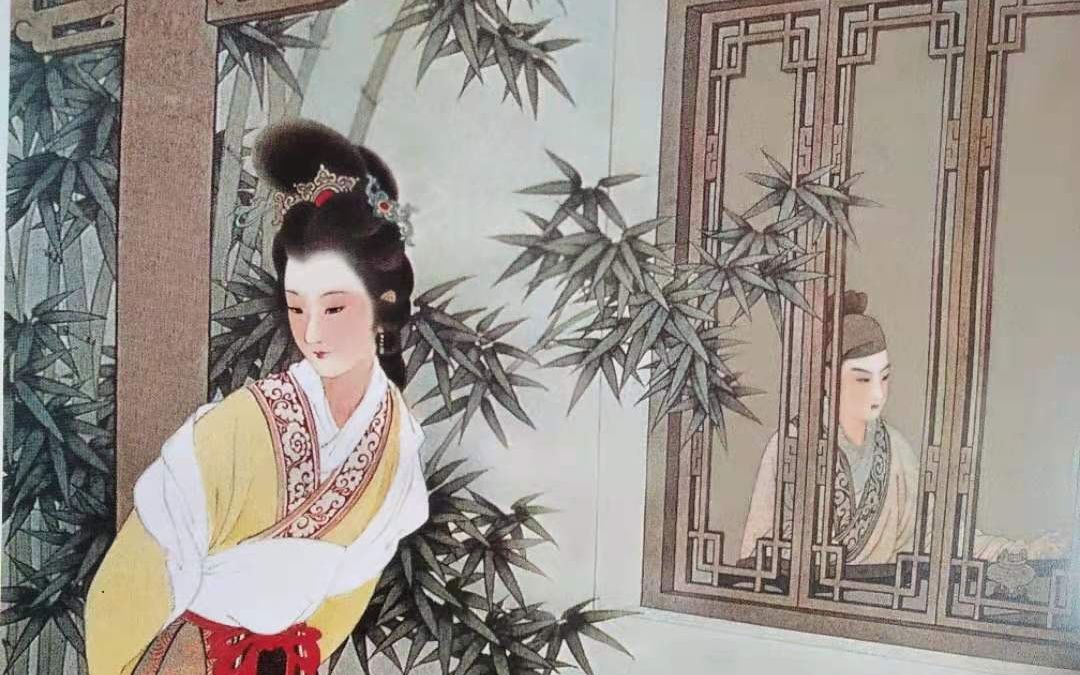 王叔晖《西厢听琴》临摹 最终篇 终于装裱好了