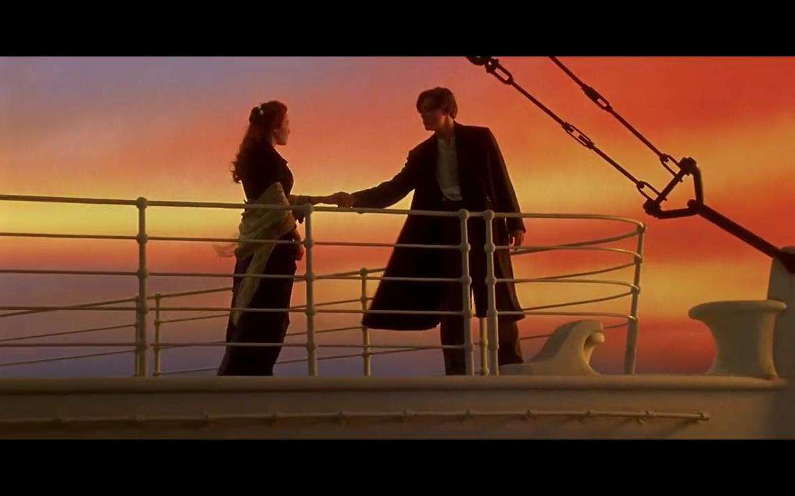 (泰坦尼克号)经典片段剪辑,日常练习,无调色