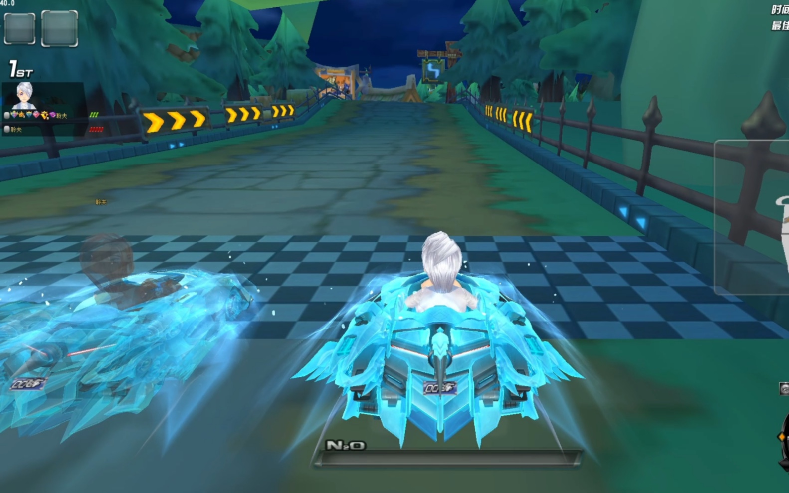 古堡森林小跑1.37 业余选手 自我突破_哔哩哔哩bilibili_qq飞车