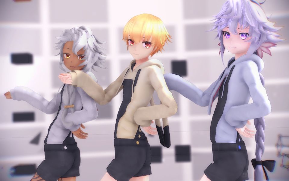 【fate/mmd】儿童节的千里眼三人组 liar dance 骗子之舞【fgo一部