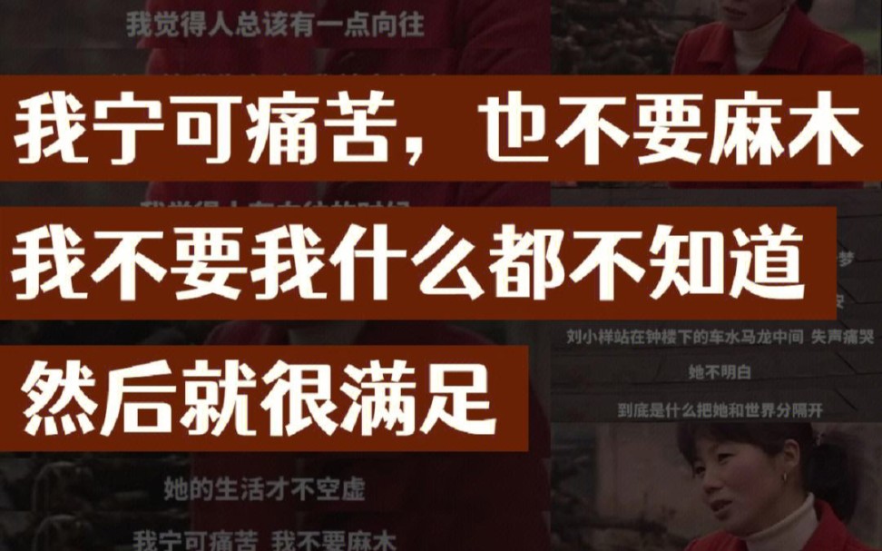 【记录】我宁愿痛苦,我不要麻木,一位陕西妇女的意识觉醒