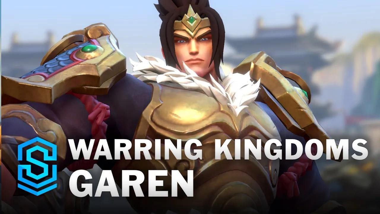 【英雄联盟:激斗峡谷】张辽文远 盖伦皮肤展示_英雄联盟