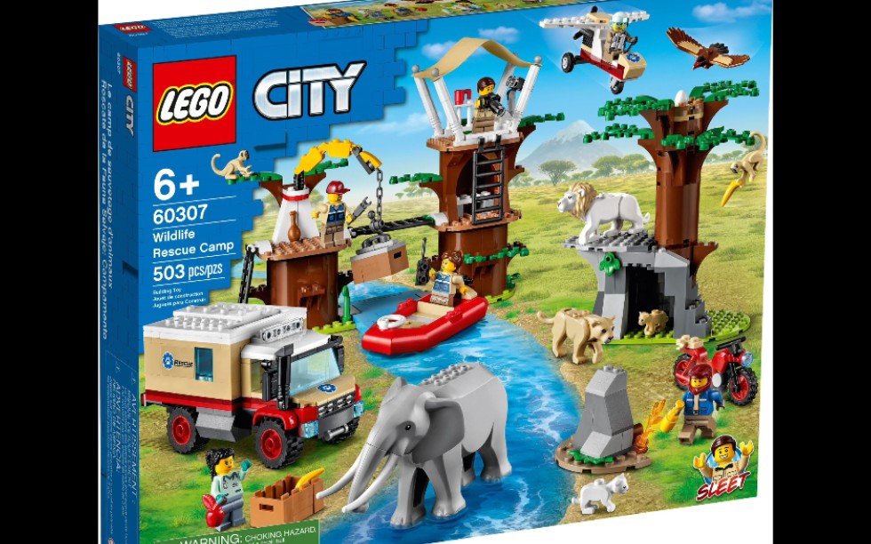 乐高 城市 60307 野生动物救援营 速组评测
