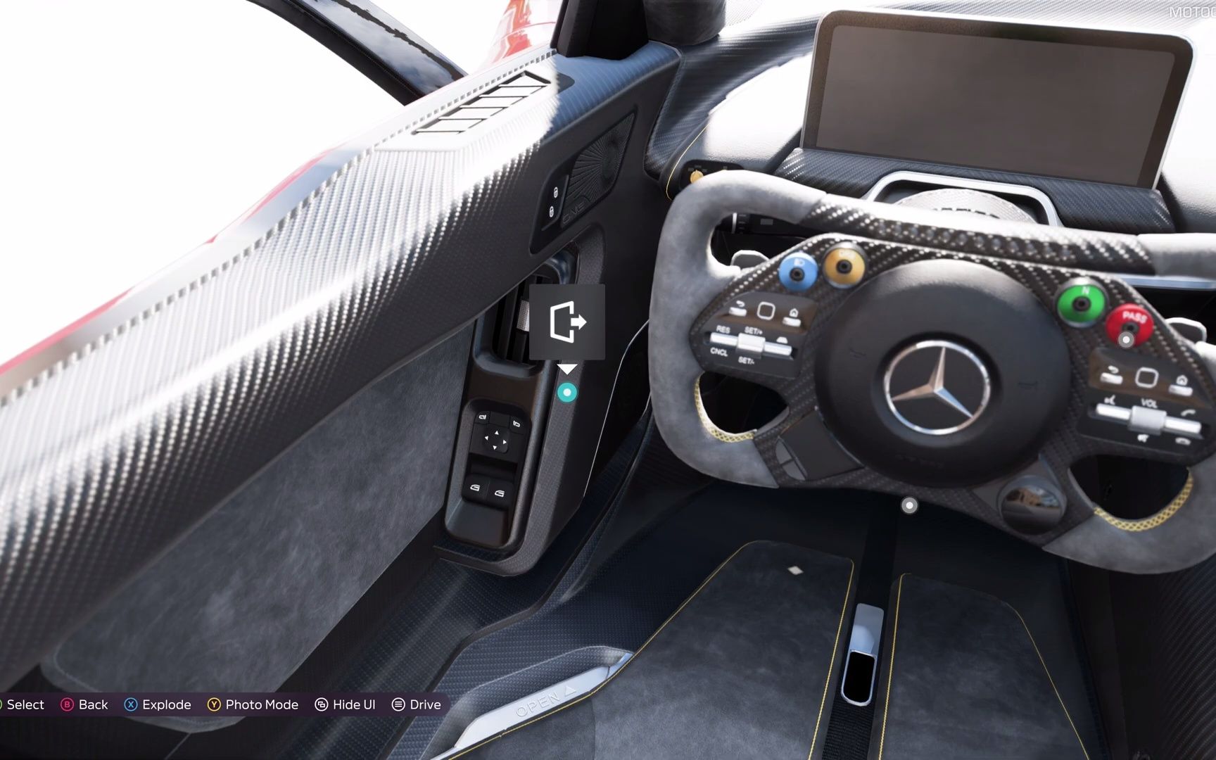 梅赛德斯奔驰-amg one《地平线5》图马思特方向盘体验