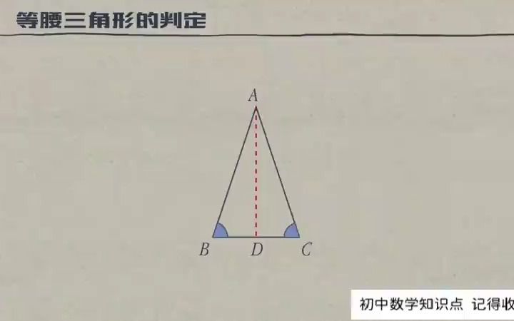 [图]初中数学八年级上册：等腰三角形的判定，学会考试拿满分