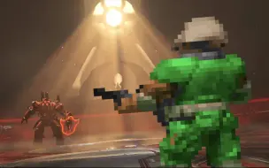 Download Video: 【DOOM永恒】Classic DOOMGUY vs 黑魔王