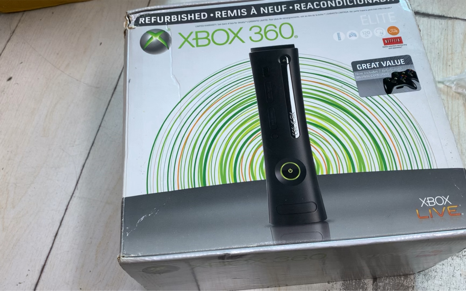 2023年我入手了一台返修的xbox360游戏机