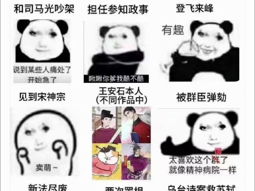 百变人设王安石——互联网吊图合集167哔哩哔哩bilibili