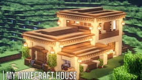 Mc My House Minecraft搬运 建造木制生存房屋 哔哩哔哩 つロ干杯 Bilibili