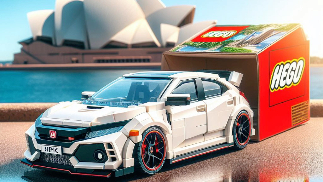 尝试了一下ai生成～乐高本田思域type-r fk8