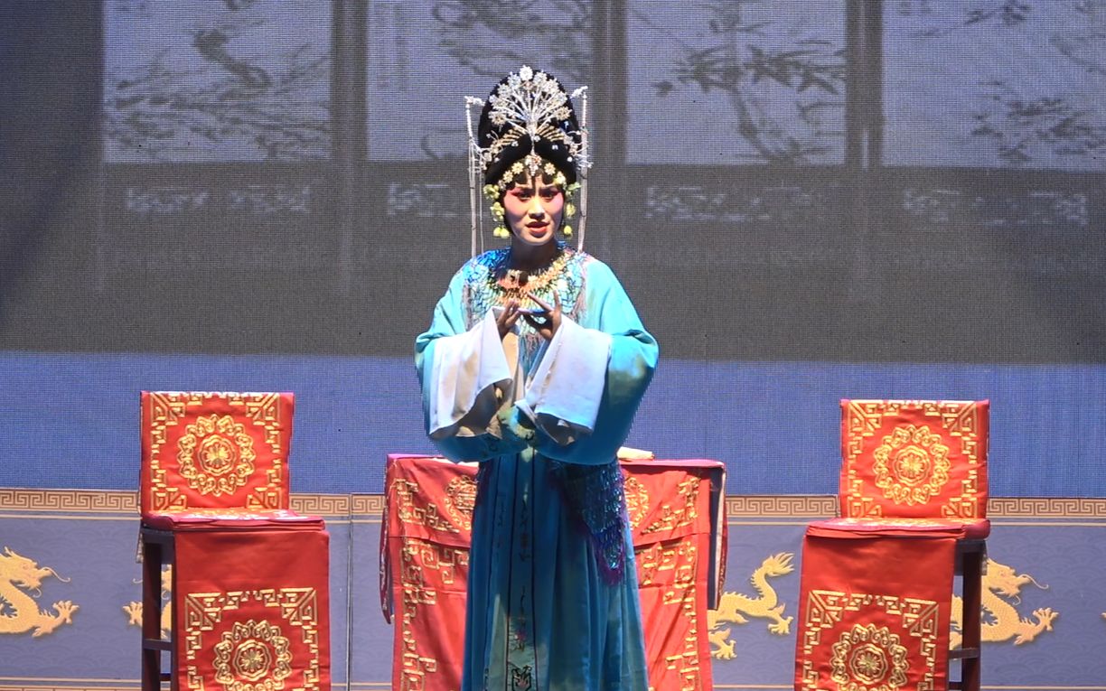 秦腔进妲己选段美女演员唱腔稳吐字清晰嗓音甜美真好听