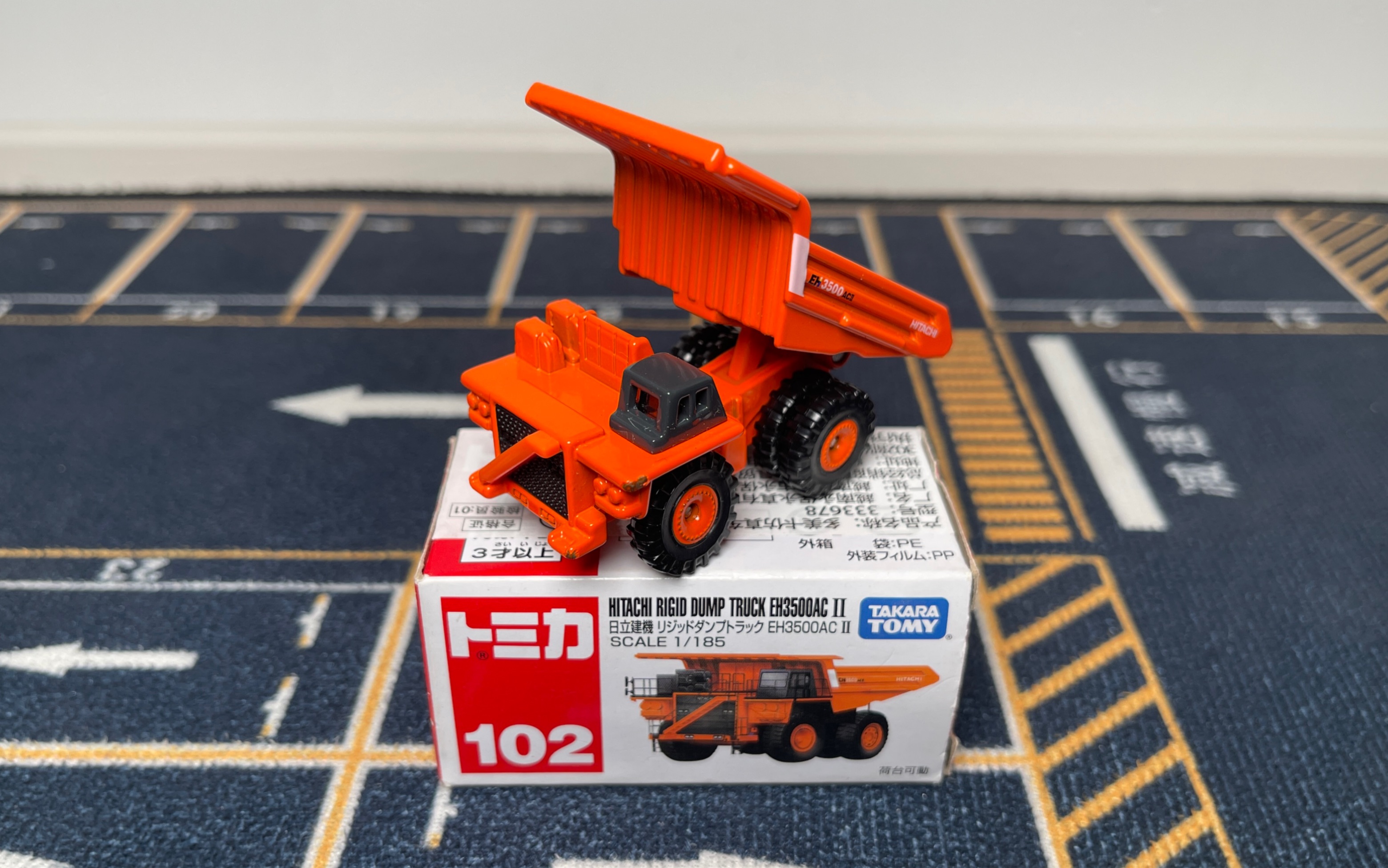 多美卡 takara tomy 102号 日立建机 矿山自卸卡车 eh3500ac ii