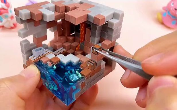 【手艺人】我的世界我做主,手工制作一个迷你世界.