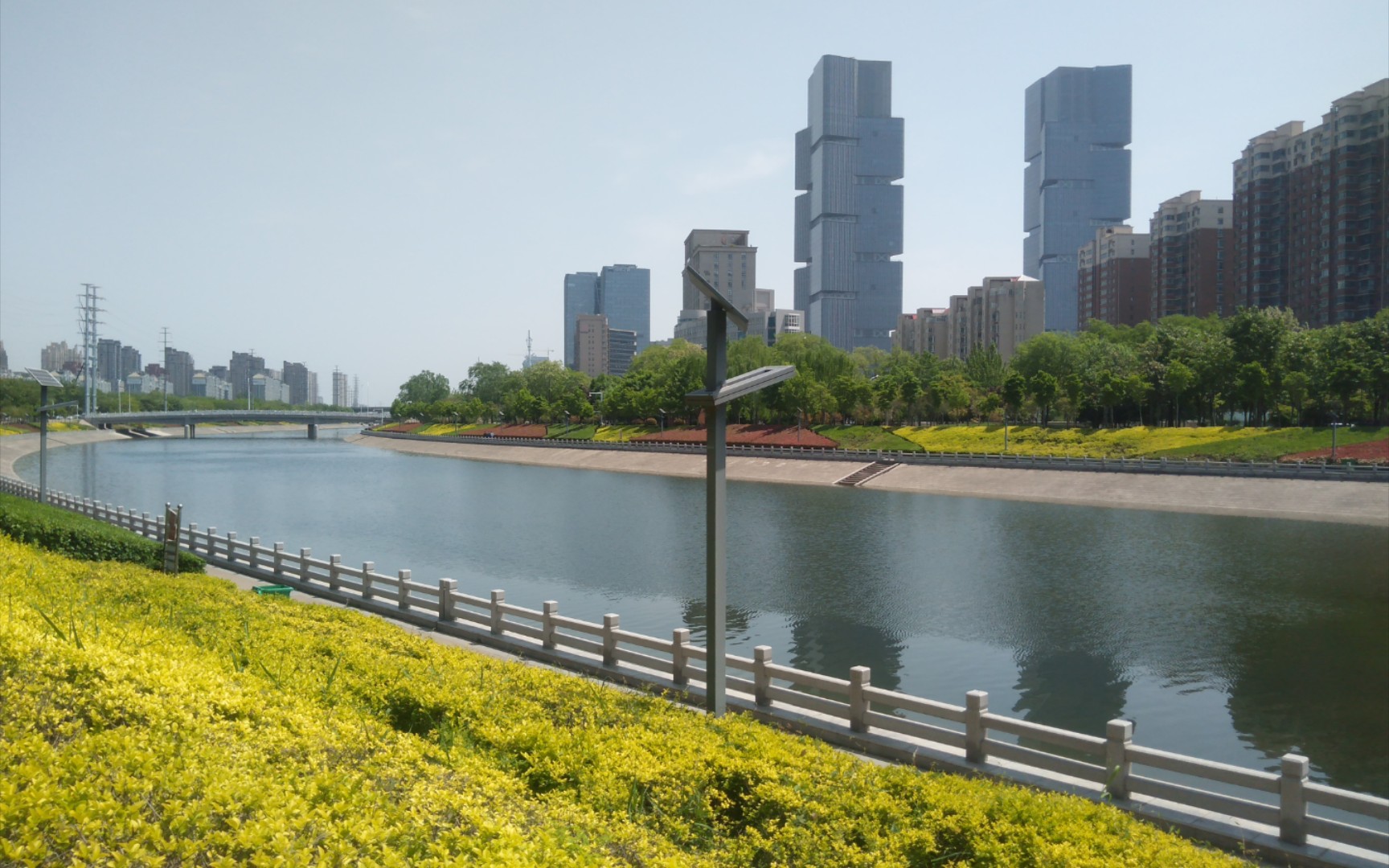 七里河风景图片