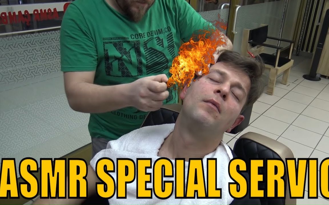 04ambeyli土耳其理发店刮胡子面部护理按摩