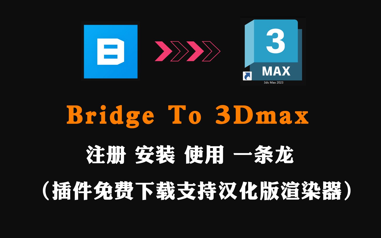 [图]很详细的Bridge To 3Dmax2021~2023教程注册+安装+使用赠送插件兼容汉化版渲染器