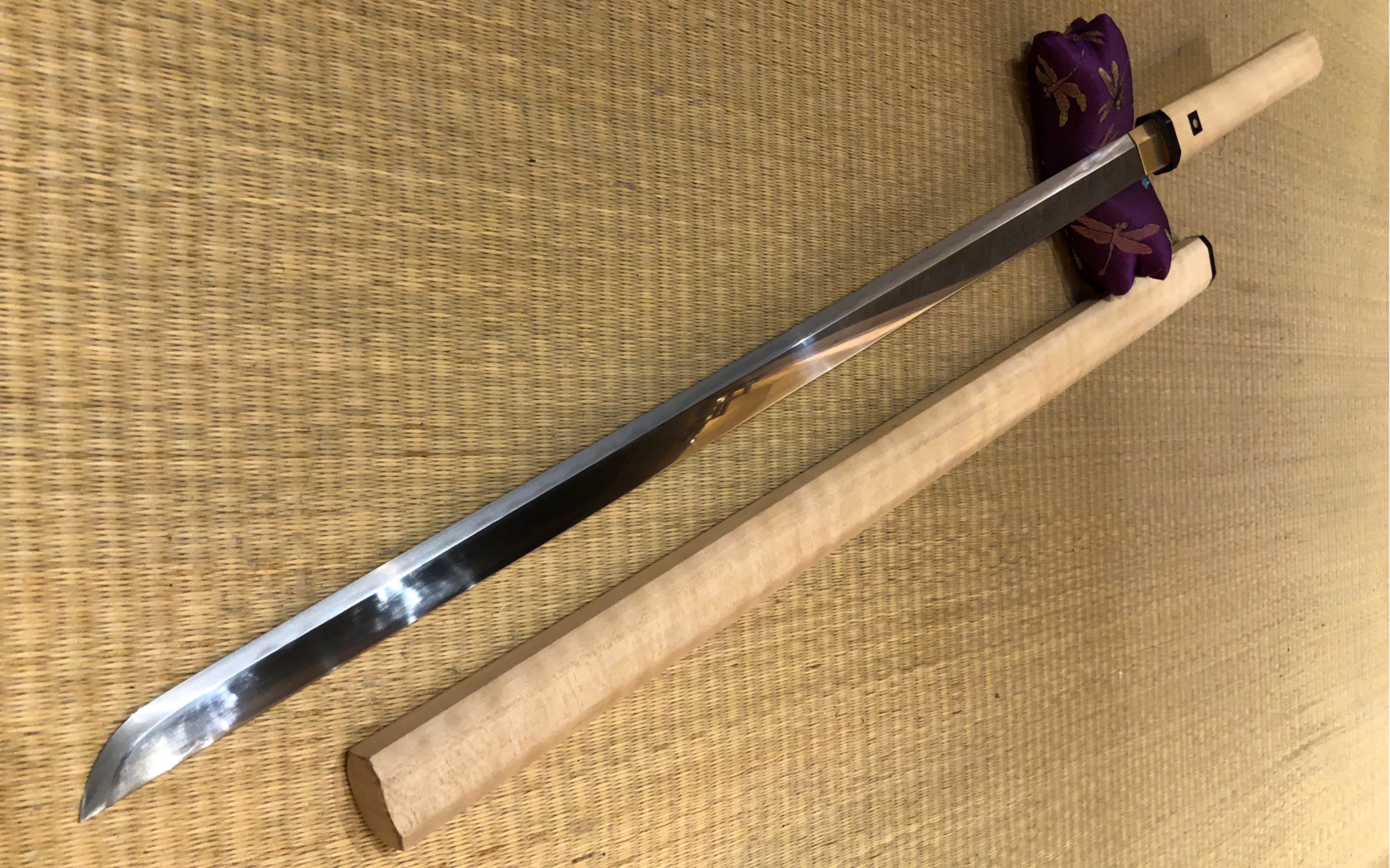 喧哗上等刀剑堂-包钢素装刀